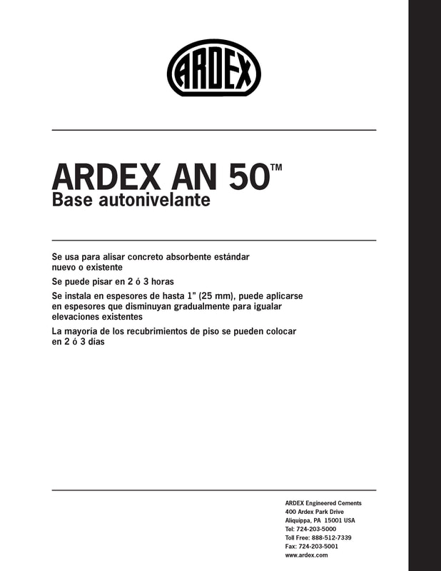 Ficha Tecnica ARDEX-AN50